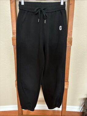 Black Cozy Drawstring Sweatpants with Side Pockets
